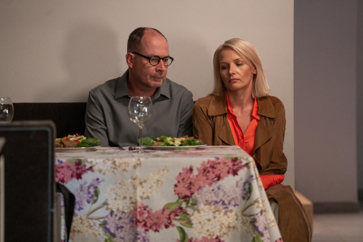 Barwy szczęścia, odc. 3110: Olga (Dorota Łukasiewicz-Kwietniewska), Marek (Marcin Perchuć)