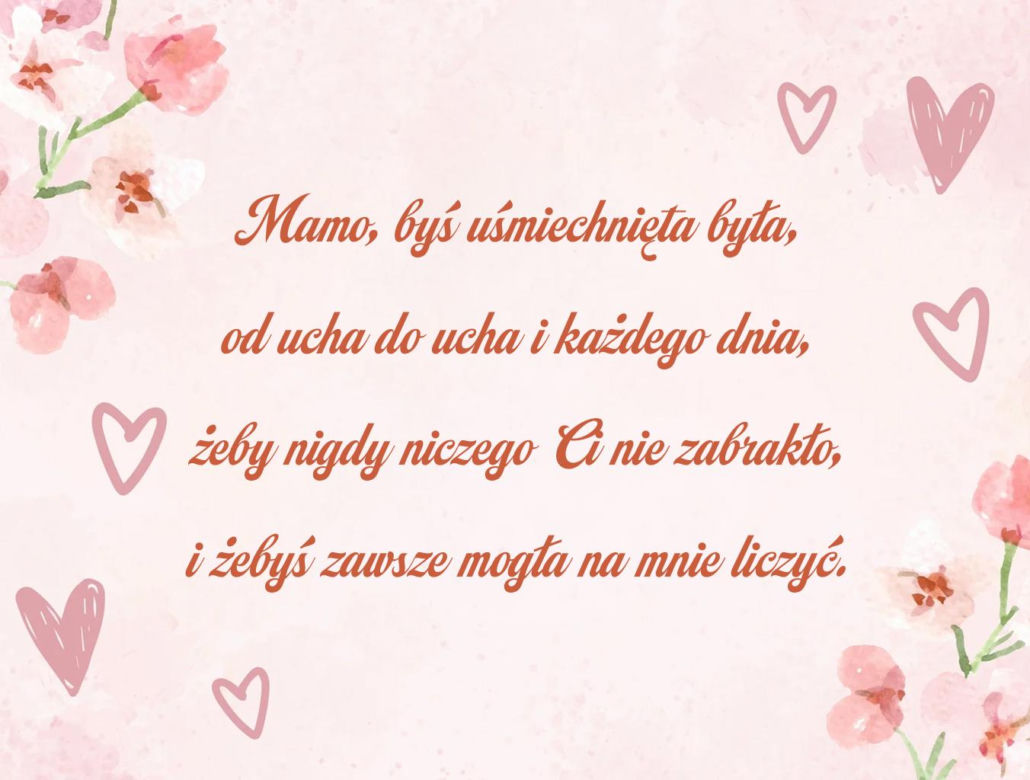 Kartka dla mamy na Dzień Matki