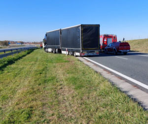 Wypadek na A4 koło Tarnowa