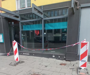 Niebezpieczne zapadliska na ulicy Tkackiej