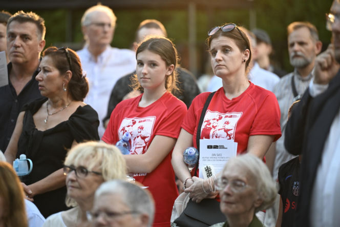 Uroczystości ku czci ofiar Rzezi Woli na Cmentarzu Powstańców Warszawy
