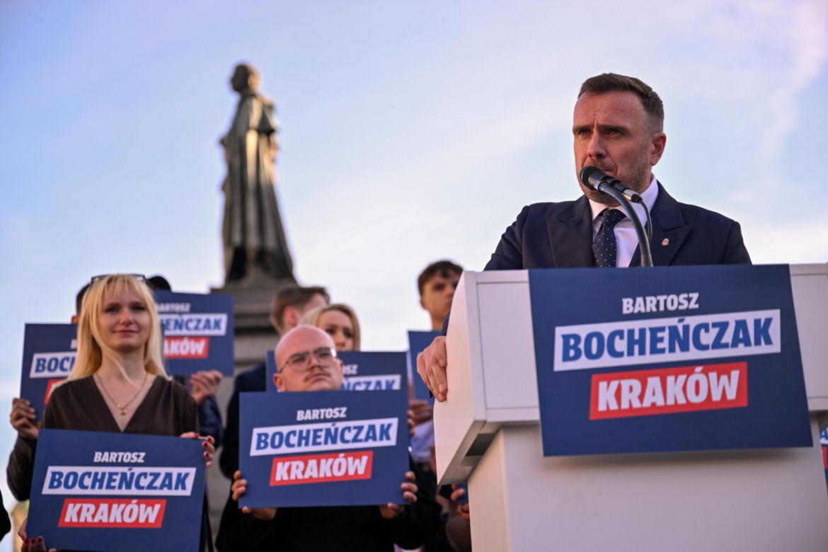 Mentzen i Bosak przedstawili swojego kandydata na prezydenta Krakowa