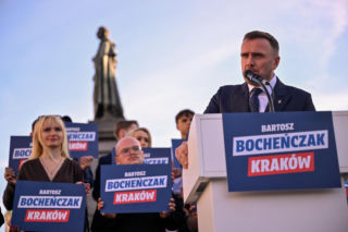 Mentzen i Bosak przedstawili swojego kandydata na prezydenta Krakowa