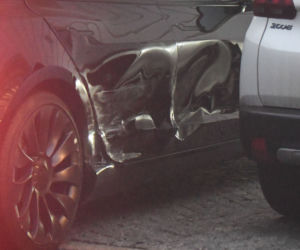  Agnieszka Woźniak Starak i uszkodzone auto