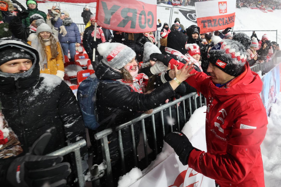 Kamil Stoch podczas ostatniego kunkursu PŚ w Zakopanem
