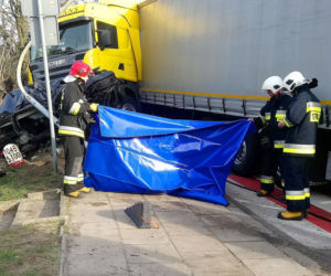 Śmiertelny wypadek w Drużbicach. Nie żyje kierowca osobówki