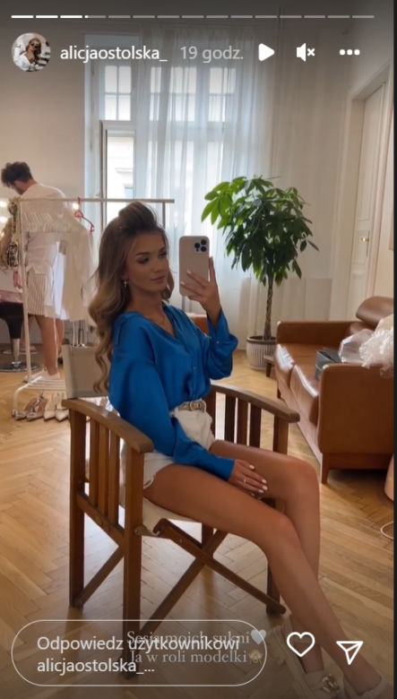 M jak miłość. Alicja Ostolska (Ala) na sesji ślubnej 