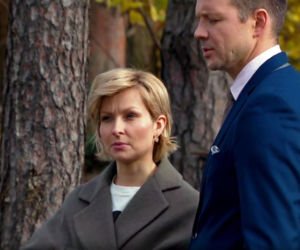 Barwy szczęścia, odc. 2033. Bruno (Lesław Żurek), Bożena (Marieta Żukowska)