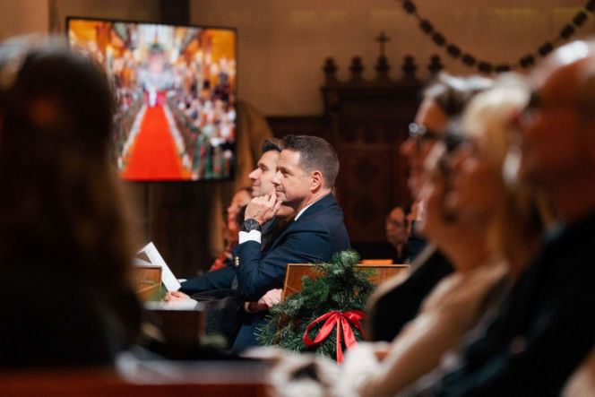 Rafał Trzaskowski na koncercie