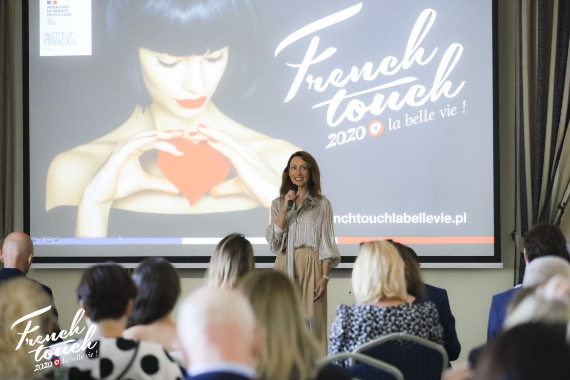 Anna Kalczyńska i goście konferencji prze French Touch w Polsce
