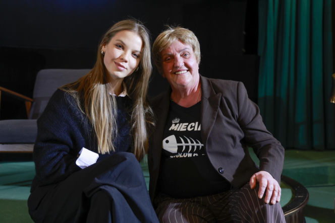 Iga Lis na pokazie filmu "Bałtyk"