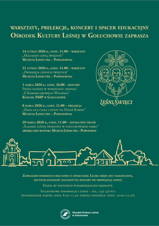 plakat LEŚNI ŚWIĘCI