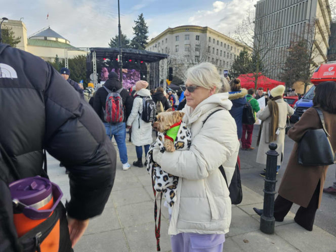 Protest przed Sejmem (17.12.2025)