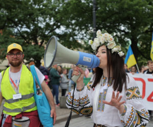 Ogromna manifestacja wdzięczności Ukraińców. „Przyjaciele, dziękujemy”