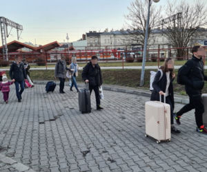 Wojna na Ukrainie. Pociąg z Kijowa przyjechał do Przemyśla