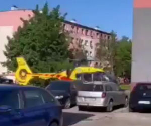 Pożar w Zawierciu. 11-letnia dziewczynka trafiła do szpitala w Katowicach