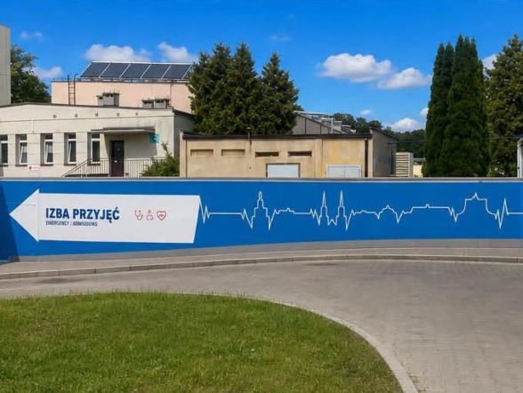 Przy szpitalu SPZOZ w Siedlcach powstał nowy mural!