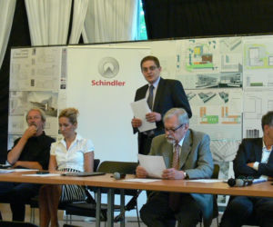 Konkurs na siedzibę Schindler Polska rozstrzygnięty. Wygrał ekobudynek pracowni Grotte Art.