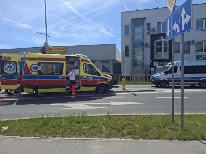Wypadek na Hutniczej w Starachowicach. Są poszkodowani