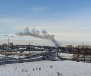 Kłęby dymu nad Krakowem! Pożar na ul. Malborskiej. Co się pali?