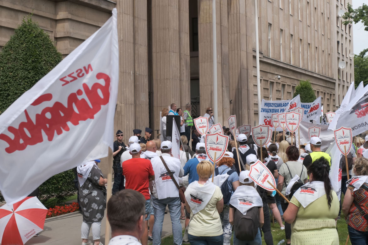 Protest nauczycieli