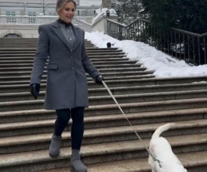 Pieski w Pałacu Prezydenckim