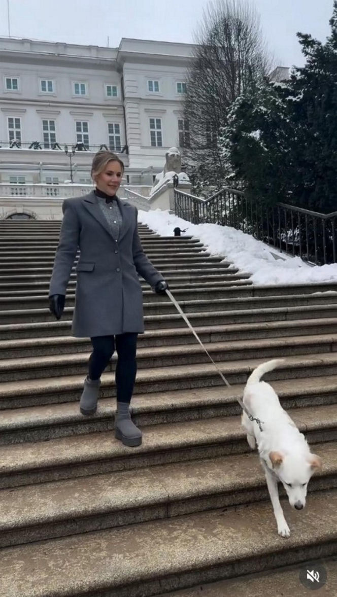 Pieski w Pałacu Prezydenckim