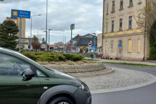 Ulica Święciechowska w Lesznie przed remontem