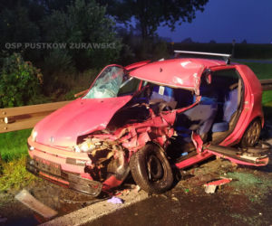 Groźny wypadek na drodze krajowej nr 8 pod Wrocławiem