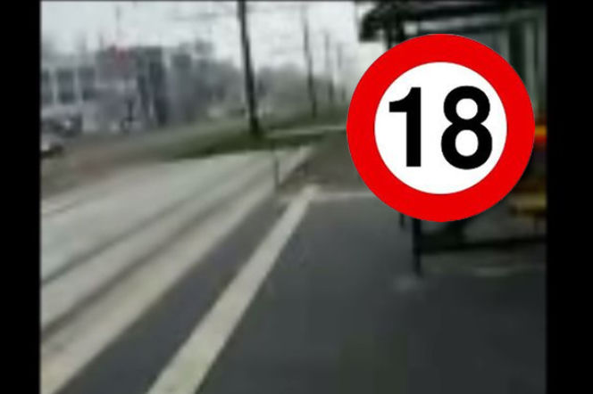 Seks na przystanku w Łodzi! [WIDEO]