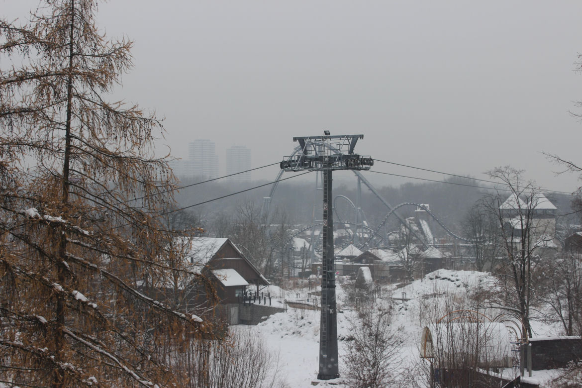 "Elka" w Parku Śląskim. Widok z góry