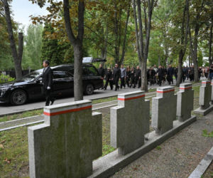 Alaksandr Milinkiewicz spoczął na warszawskich Powązkach