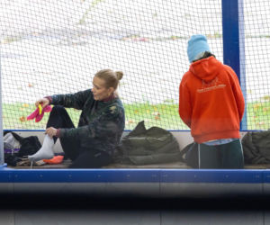 Aneta Zając na łyżwach