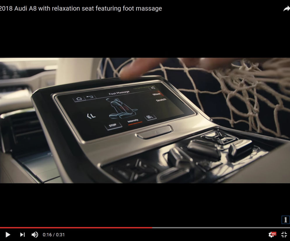 Audi A8 panel klimatyzacji