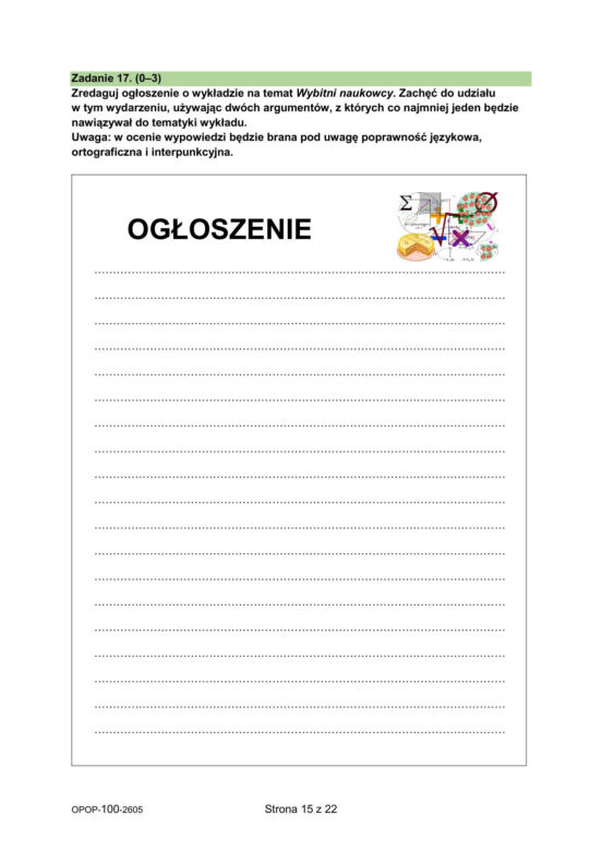 Egzamin ósmoklasisty 2026 z języka polskiego: arkusze CKE 11.05.2026