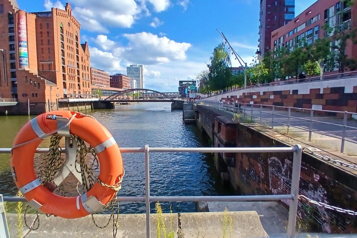 HafenCity i Speicherstadt w Hamburgu