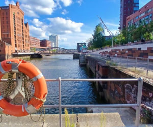 HafenCity i Speicherstadt w Hamburgu
