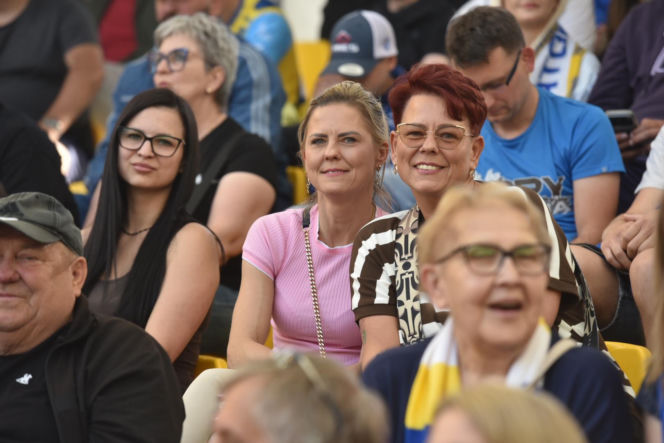 PRES Grupa Deweloperska Toruń - Gezet Stal Gorzów: Zdjęcia kibiców z meczu 7. kolejki PGE Ekstraligi na Motoarenie