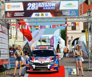 28. Rajd Rzeszowski - ceremonia mety na Rynku
