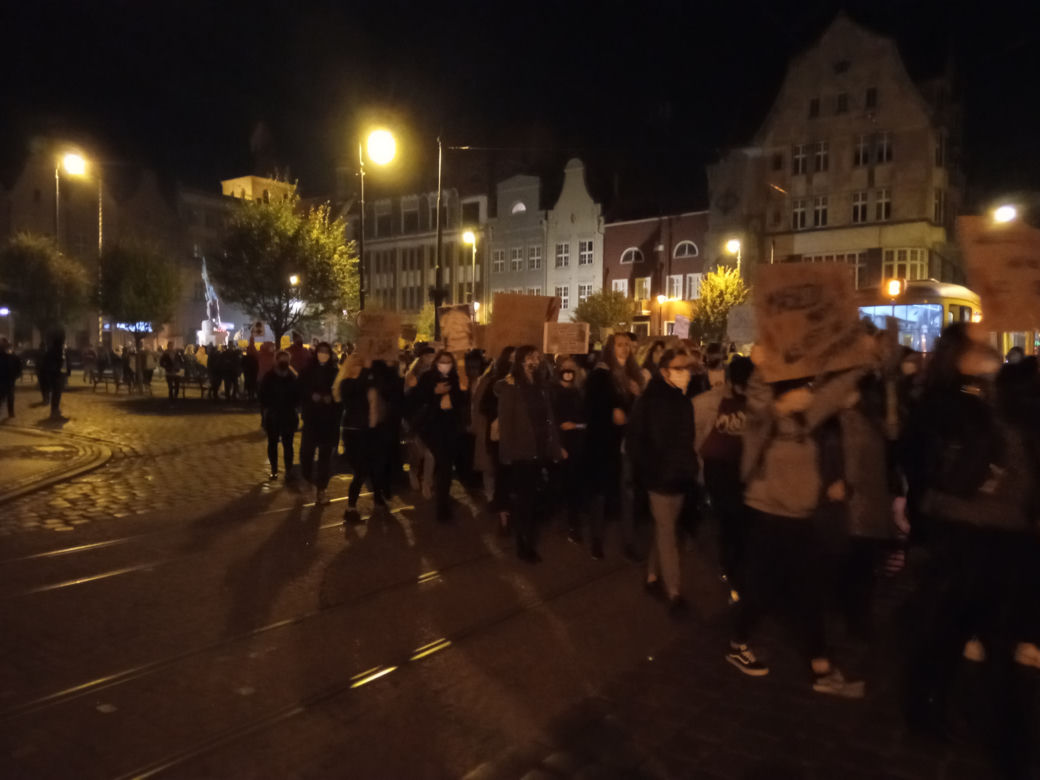 Kolejne protesty kobiet w Grudziądzu