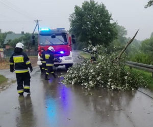 Strażacy usuwają skutki nawalnic nad Podkarpackiem