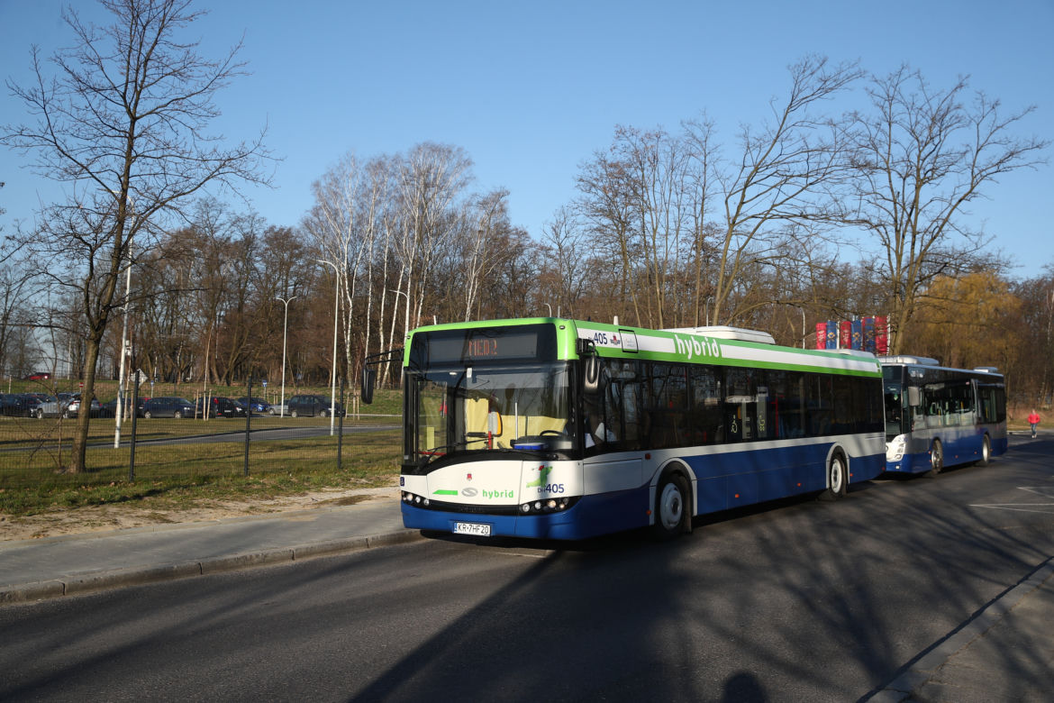 Specjalne autobusy dla medyków w Krakowie