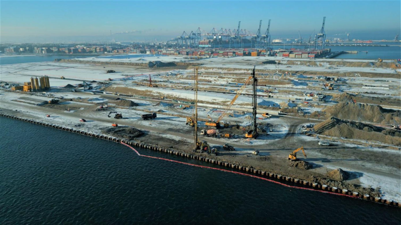 Budowa Terminala kontenerowego T3 Baltic Hub w Gdańsku