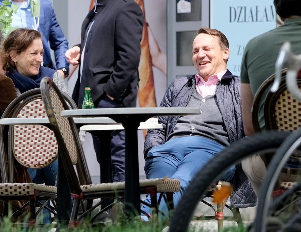 Radosław Sikorski z żoną Anną Applebaum