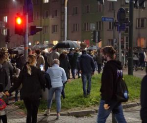 Protest kobiet w Sosnowcu