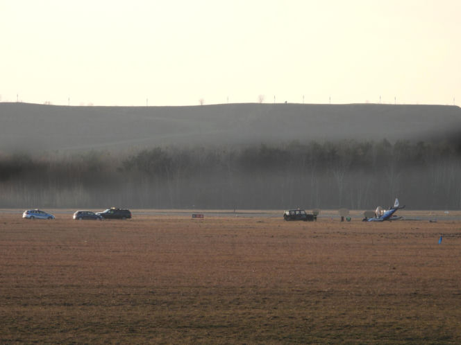 Samolot zarył w ziemię! Niebezpieczny incydent na warszawskim lotnisku