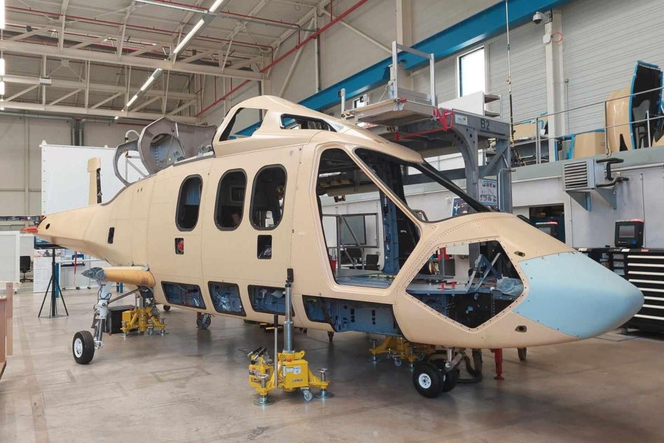 Śmigłowiec Airbus Racer podczas budowy