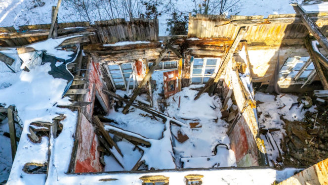 Ruiny domu Wedla w Otwocku