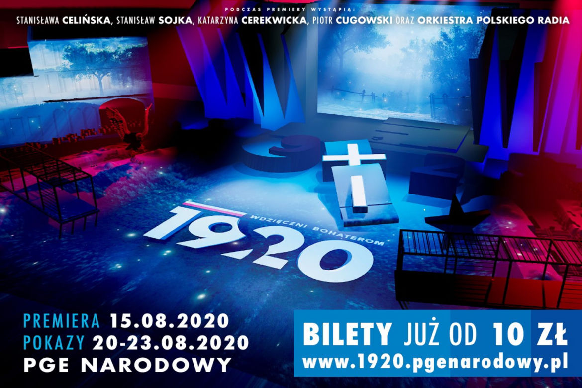 1920. Wdzięczni Bohaterom. Widowisko na PGE Narodowym