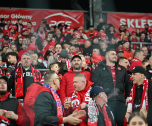 Widzew Łódź - Lech Poznań: Zdjęcia kibiców i zawodników z meczu 24. kolejki PKO BP Ekstraklasy